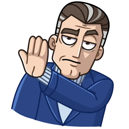 🤚 Стикер «Old & Young» для Telegram