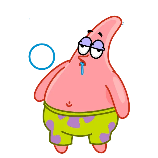 😪 Эмодзи «Patrick» для Telegram