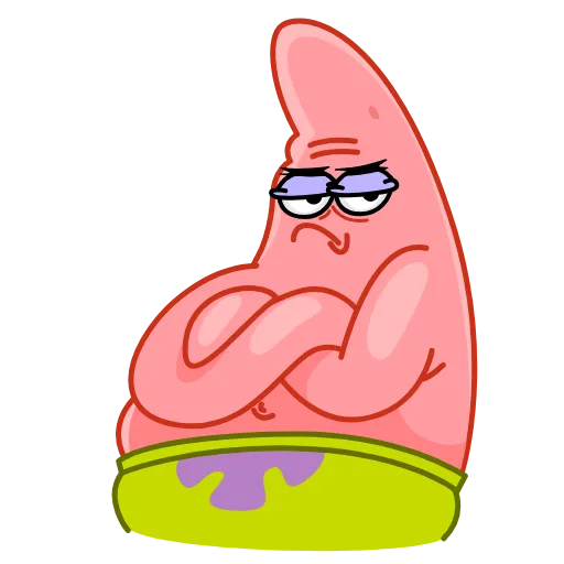 😒 Эмодзи «Patrick» для Telegram