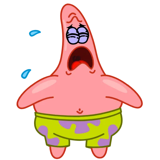 😢 Эмодзи «Patrick» для Telegram