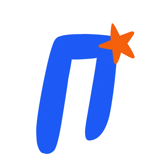💙 Эмодзи «Синие буквы со звёздочками, анимированные» для Telegram