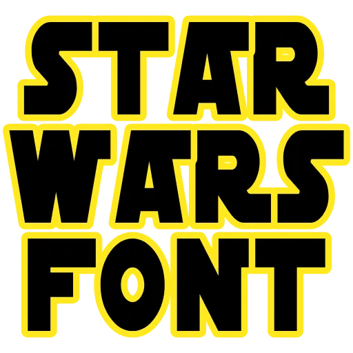 Стикерпак Star Wars Font для Telegram