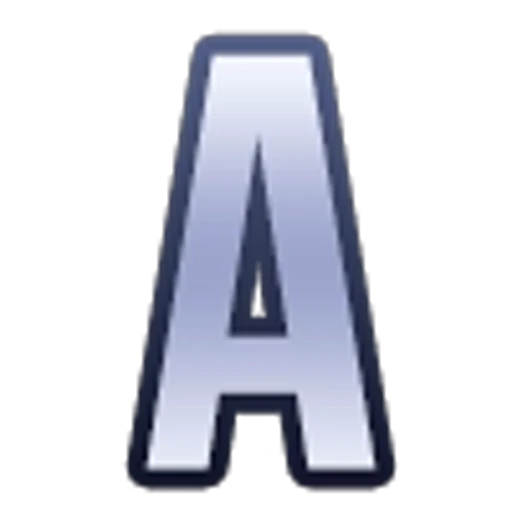 🔤 Эмодзи «Синие буквы с анимацией» для Telegram