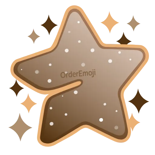 🤎 Эмодзи «𝑆𝑡𝑎𝑟» для Telegram