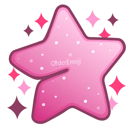 🩷 Эмодзи «𝑆𝑡𝑎𝑟» для Telegram
