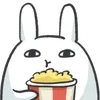 🍿 Эмодзи «Bunny Emoji - кролик - символ 2023 года» для Telegram