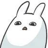 😒 Эмодзи «Bunny Emoji - кролик - символ 2023 года» для Telegram