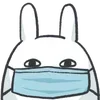 😷 Эмодзи «Bunny Emoji - кролик - символ 2023 года» для Telegram