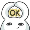 ⭕️ Эмодзи «Bunny Emoji - кролик - символ 2023 года» для Telegram