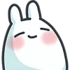 ☺️ Эмодзи «Bunny Emoji - кролик - символ 2023 года» для Telegram