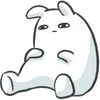 😐 Эмодзи «Bunny Emoji - кролик - символ 2023 года» для Telegram