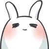 ☺️ Эмодзи «Bunny Emoji - кролик - символ 2023 года» для Telegram