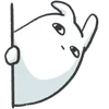 😐 Эмодзи «Bunny Emoji - кролик - символ 2023 года» для Telegram