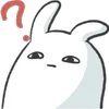 ❓ Эмодзи «Bunny Emoji - кролик - символ 2023 года» для Telegram