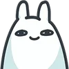 😏 Эмодзи «Bunny Emoji - кролик - символ 2023 года» для Telegram