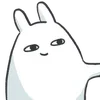 😏 Эмодзи «Bunny Emoji - кролик - символ 2023 года» для Telegram
