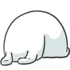 😞 Эмодзи «Bunny Emoji - кролик - символ 2023 года» для Telegram