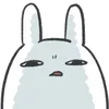 😒 Эмодзи «Bunny Emoji - кролик - символ 2023 года» для Telegram