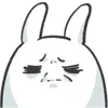 😣 Эмодзи «Bunny Emoji - кролик - символ 2023 года» для Telegram