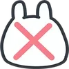 ❌ Эмодзи «Bunny Emoji - кролик - символ 2023 года» для Telegram