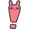 ❗️ Эмодзи «Bunny Emoji - кролик - символ 2023 года» для Telegram