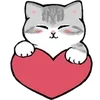 ❤️ Эмодзи «❤ Cats - котики» для Telegram