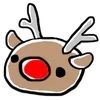 🦌 Эмодзи «Static Christmas» для Telegram