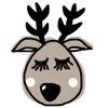🦌 Эмодзи «Static Christmas» для Telegram