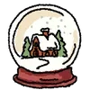 ❄️ Эмодзи «Static Christmas» для Telegram