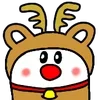 🦌 Эмодзи «Static Christmas» для Telegram