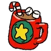 ☕️ Эмодзи «Static Christmas» для Telegram