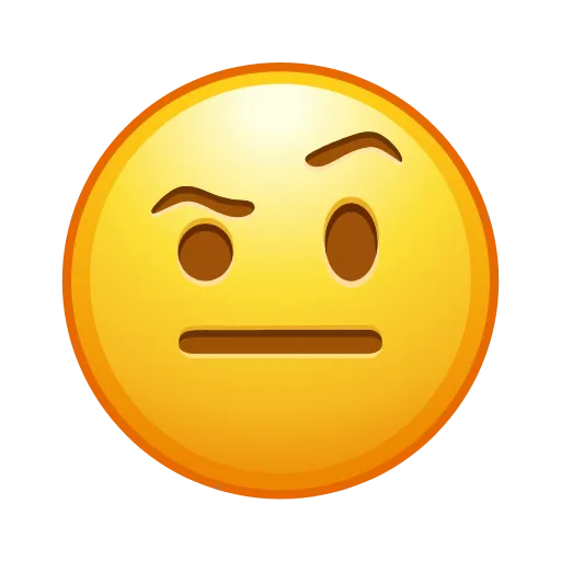 🤨 Эмодзи «Static Emoji» для Telegram