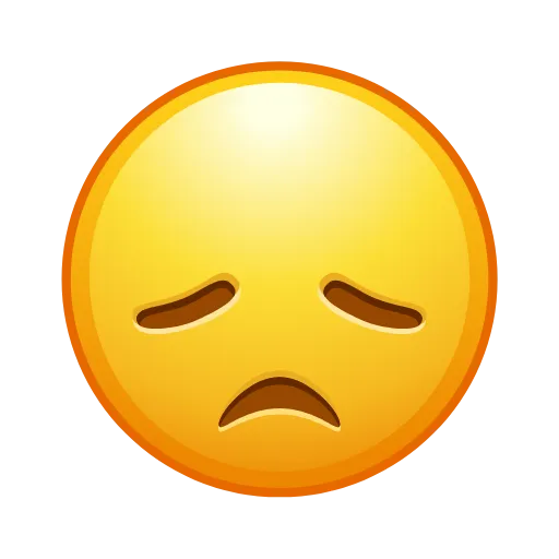 😞 Эмодзи «Static Emoji» для Telegram