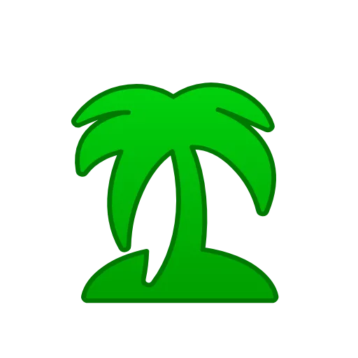 🏝 Эмодзи «Список стандартных эмоджей и статусов» для Telegram