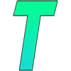 ❤️ Эмодзи «Зелёный градиент, русские и английские» для Telegram