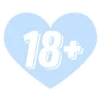 🔞 Эмодзи «Blue #color #blue #cute #girl» для Telegram