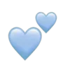 💕 Эмодзи «Blue #color #blue #cute #girl» для Telegram