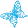 🦋 Эмодзи «Blue #color #blue #cute #girl» для Telegram