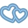 💙 Эмодзи «Blue #color #blue #cute #girl» для Telegram
