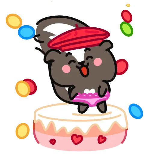 🥳 Эмодзи «Stinky Love» для Telegram