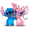 😨 Эмодзи «Stitch And Angel624» для Telegram