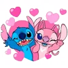 💕 Эмодзи «Stitch And Angel624» для Telegram