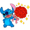 🌷 Эмодзи «Stitch And Angel624» для Telegram