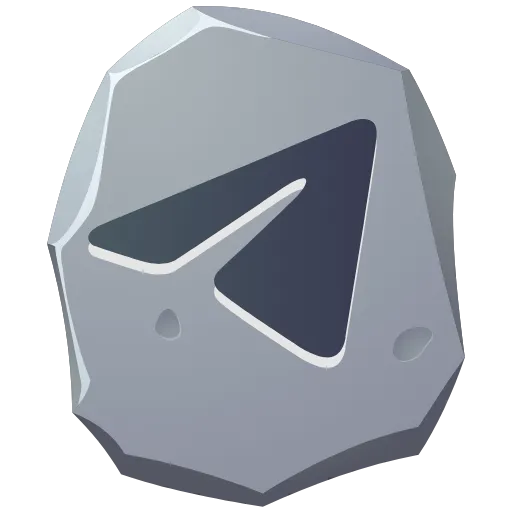 Эмодзи Stone для Telegram — скачать