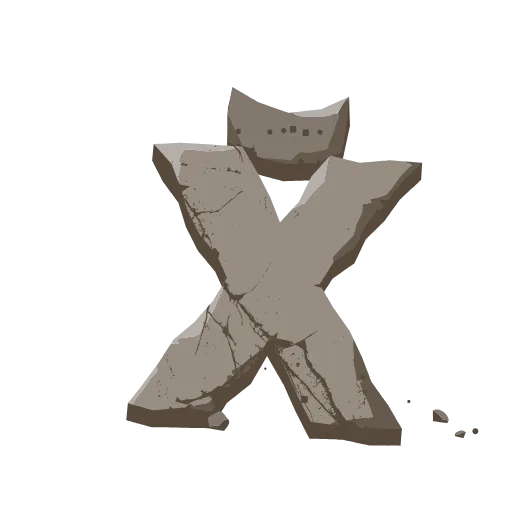 😆 Эмодзи «Stone Letters» для Telegram