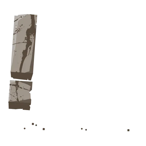 👏 Эмодзи «Stone Letters» для Telegram