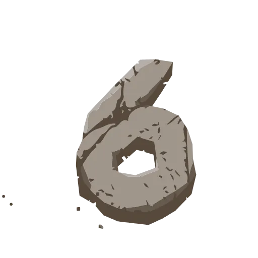 👏 Эмодзи «Stone Letters» для Telegram