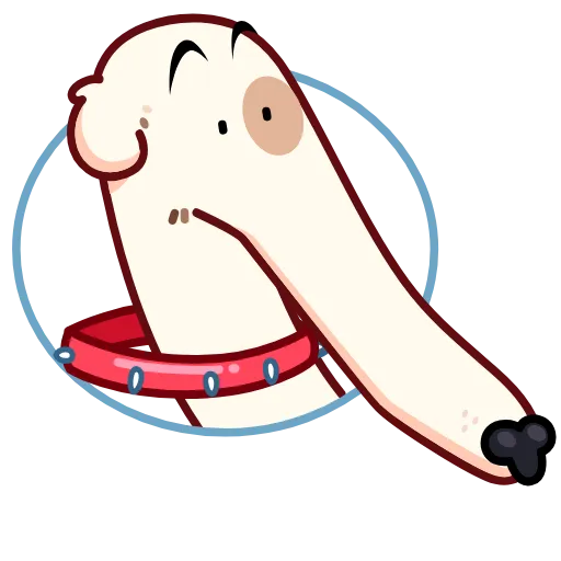 🐶 Эмодзи «Собака сутулая» для Telegram