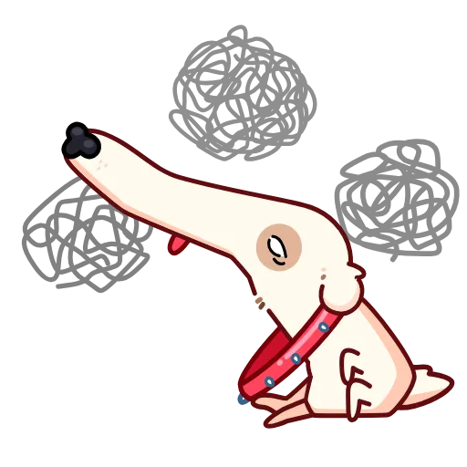 🐶 Эмодзи «Собака сутулая» для Telegram
