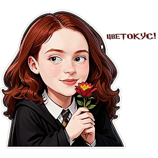 🌹 Стикер «Stranger Hogwarts» для Telegram
